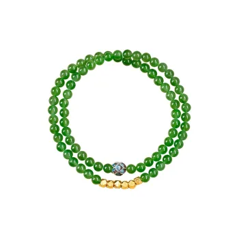 GOLDFISH ALLEY Hetian Jade Bracelets Jasper Women's