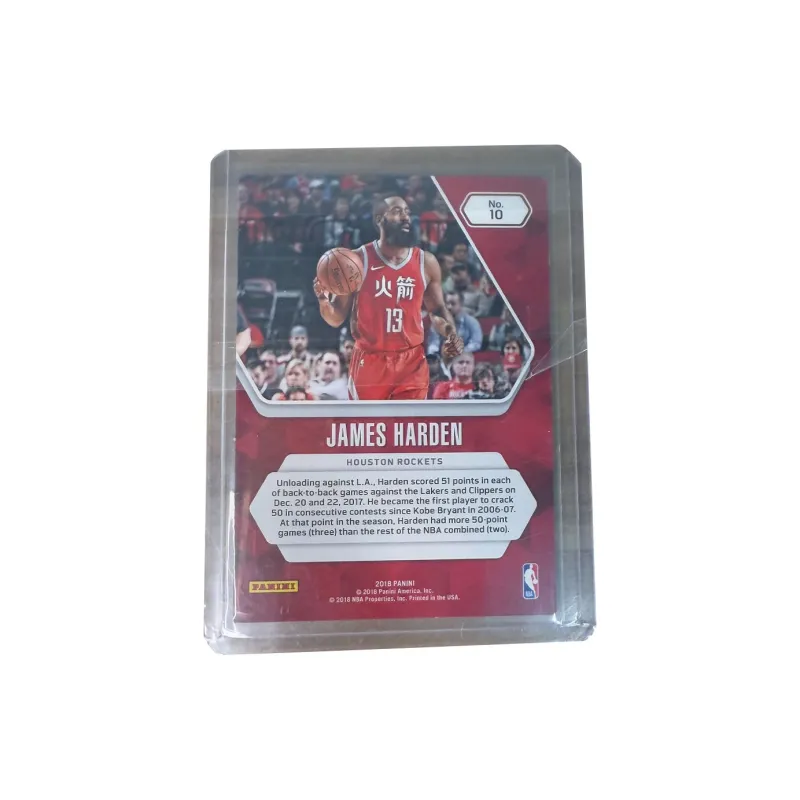 PANINI 2018 19 Rockets, Harden 232/299 Edition Sports Cards 1 Pc-1