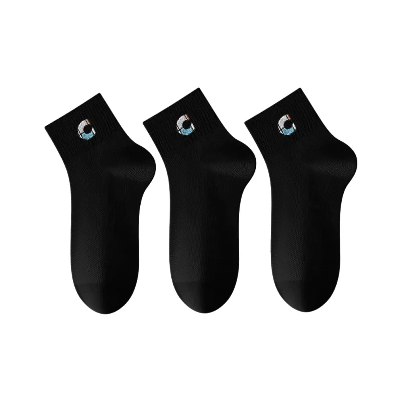 Lan Miao Mid Calf Socks Men's 3 Pack-24