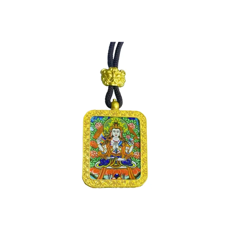Jade Linmen Alloy Necklaces Unisex-20