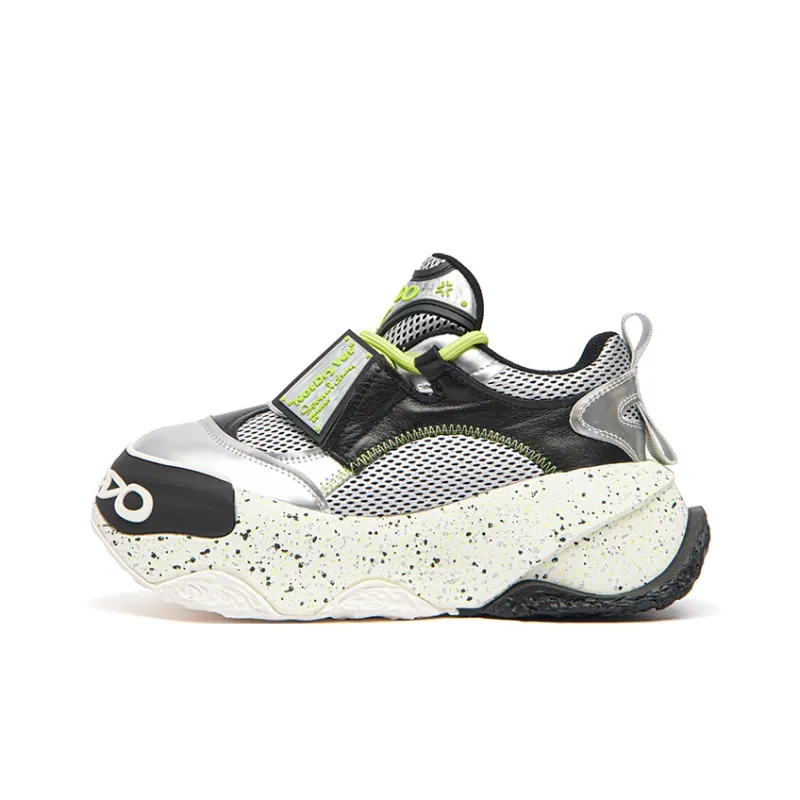 KEDDO Paint Unset 2nd Generation Height Increasing Breathable Low-Top Casual Shoes Women's-12