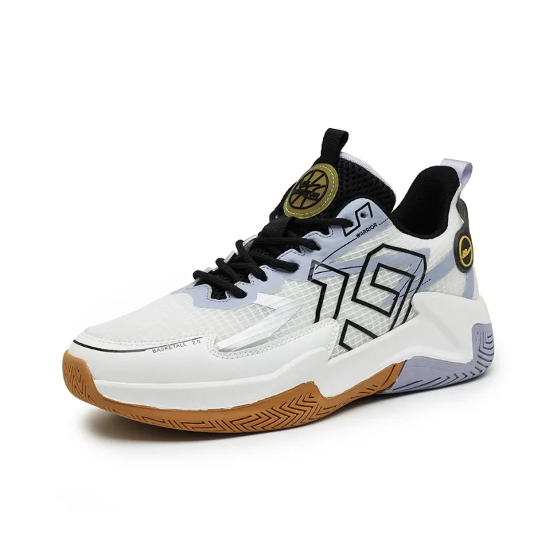 WARRIOR Basketball Shoes Men Low Top Black/Brown-1