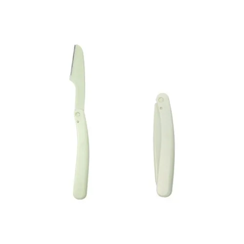 KEQI Folding Eyebrow Trimmer Long Micro-Safety Blade 1 Pack