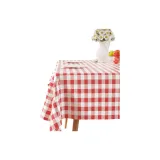 Red White Plaid 1.37*1.83m[5 Pieces]
