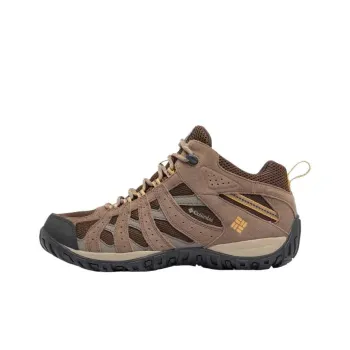 Columbia Redmond Cushioning Mid Top Outdoor Shoes Men's Brown