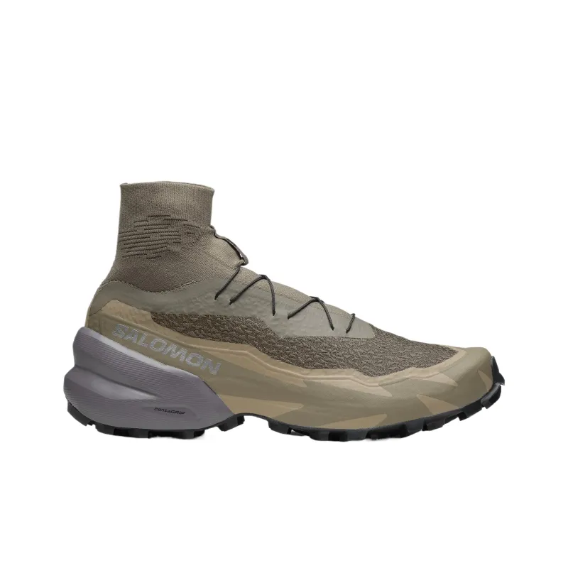 SALOMON SPEEDCROSS ADVANCED Impact Resistant Mid Top Running Shoes Unisex Lime Gray-1