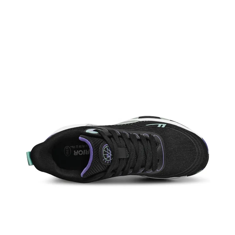 WARRIOR Basketball Shoes Men Low Top Purple-2