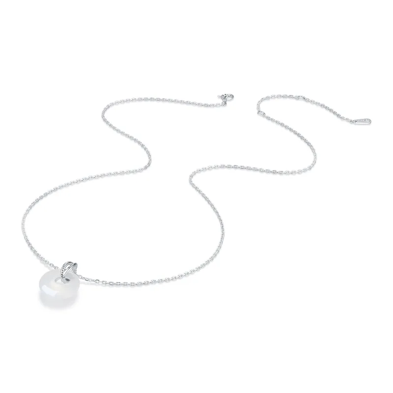 CLARKIA FLOWER Chalcedony Necklaces Women's-5