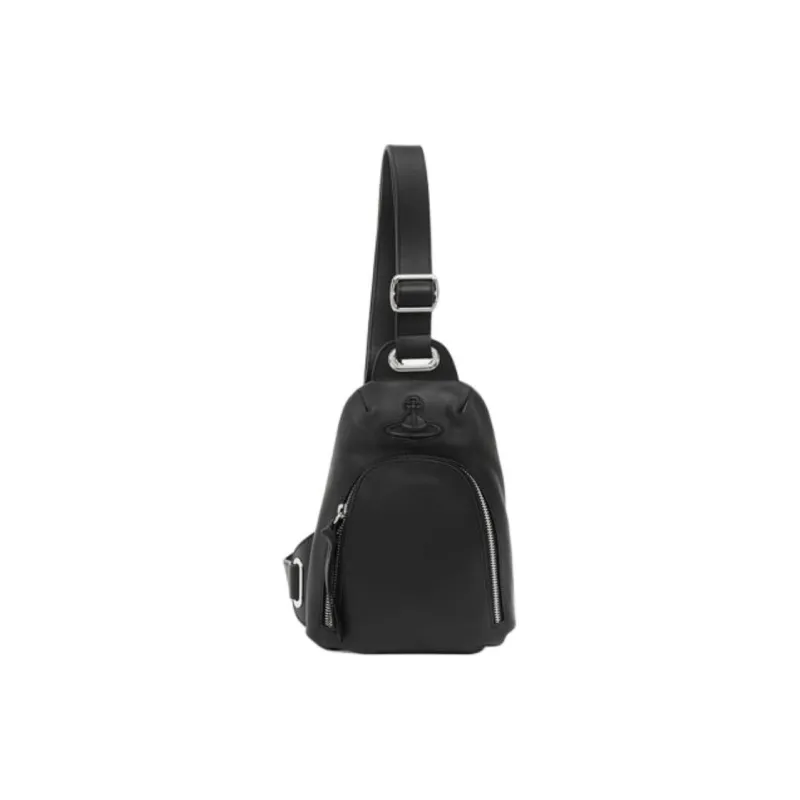 Vivienne Westwood Leather Crossbody Bag Men's Black-0