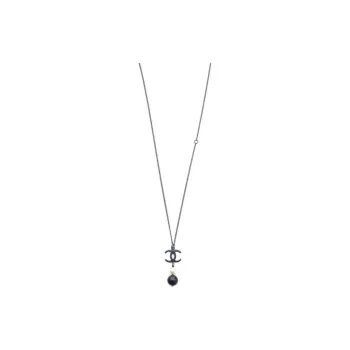 CHANEL 2014 Cc Faux pearl Necklace