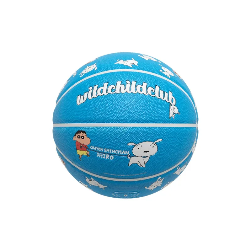 Wild Child Club x LABIXIAOXIN,XIAOBAIMANYIN PU Basketball Blue White Size 7 Street Training Competition Unisex-1