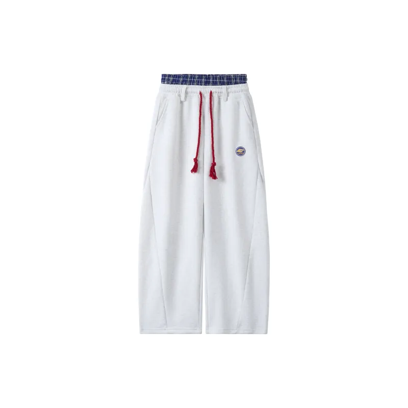 FOASIS Casual Pants Unisex Heather Gray-3