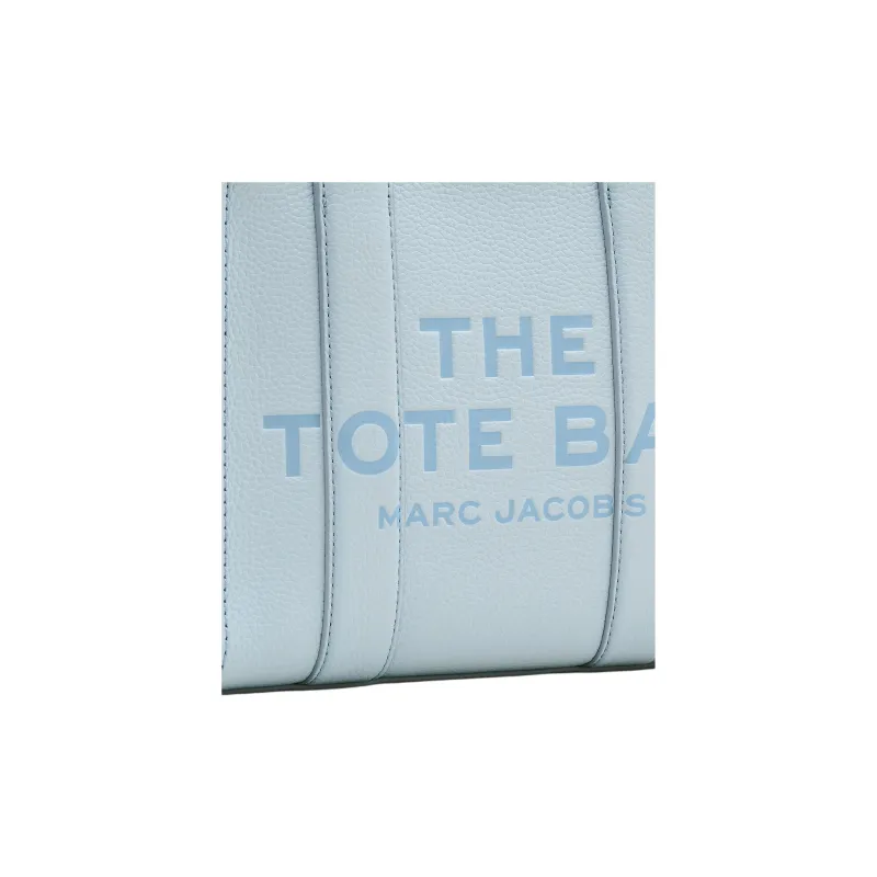 MARC JACOBS Grain Leather Tote Bag, Shopping Bag, Shoulder Bag, Crossbody Bag, Handbag Trumpets Women's White-4