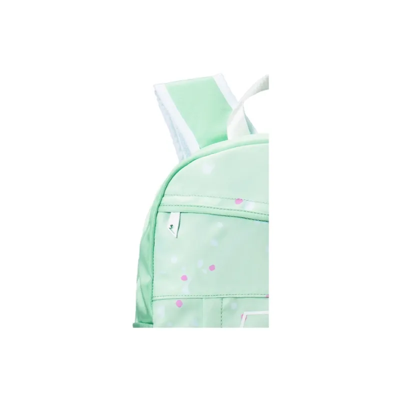 TURN UP Polyester Backpack Laptop Bag Regular Unisex Green-5