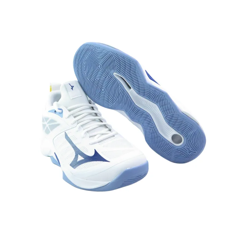 Mizuno Wave Dimension 'White Bellwether Blue'-3