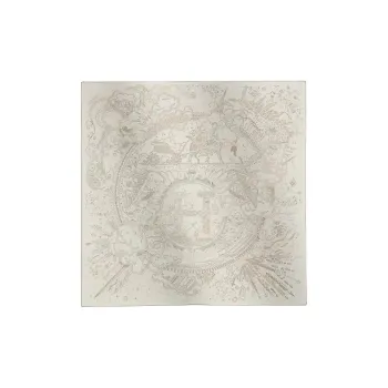 HERMES Mulberry Silk Silk Scarves Women's White