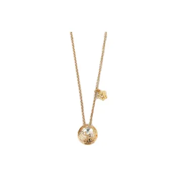 VERSACE Medusa Pendant Embellished Necklace