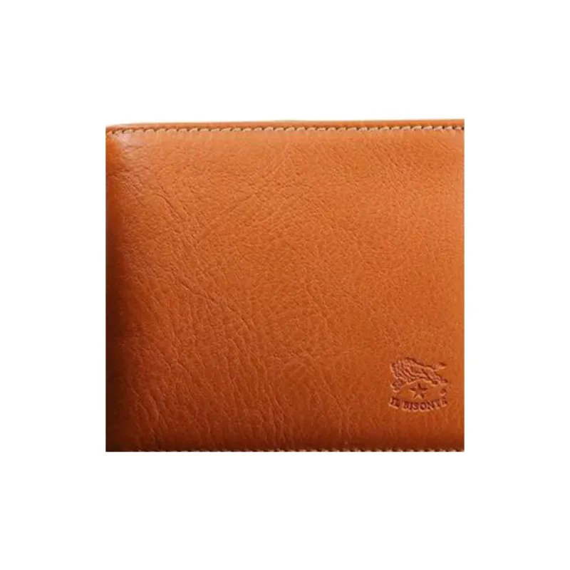 Il Bisonte Leather Wallet Unisex Brown-1