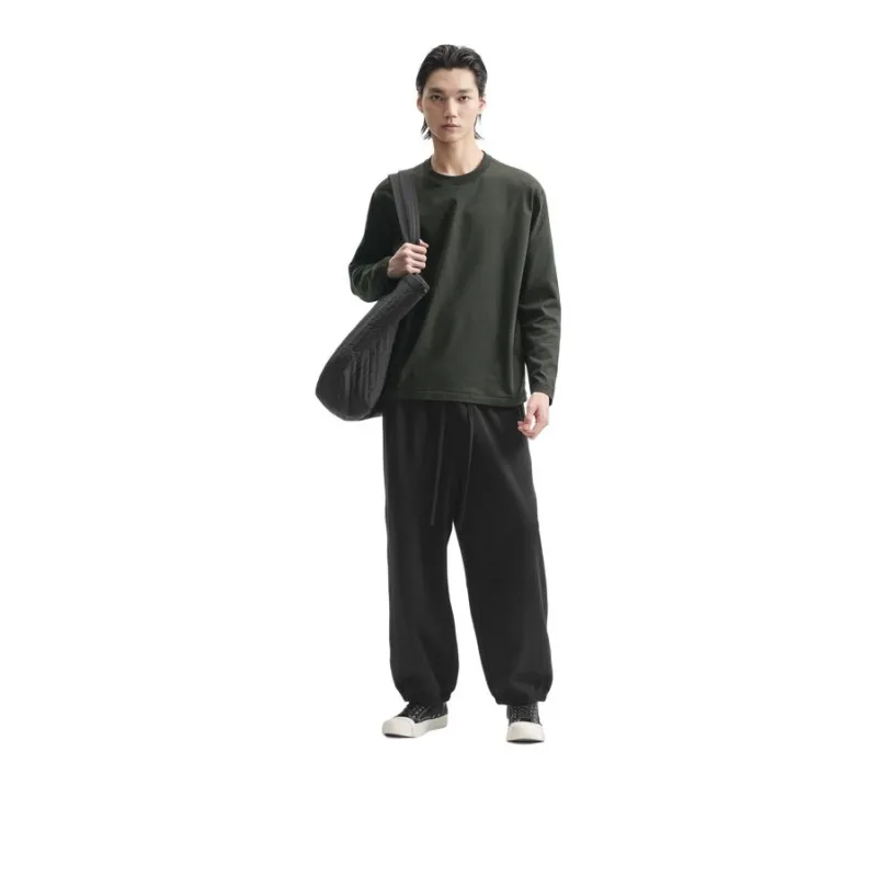 Nice Rice Knitted Sweatpants Men's Coal Black-0