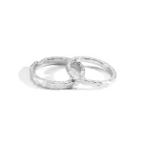 Candy Wrapper Couple Rings-S999 Fine Silver