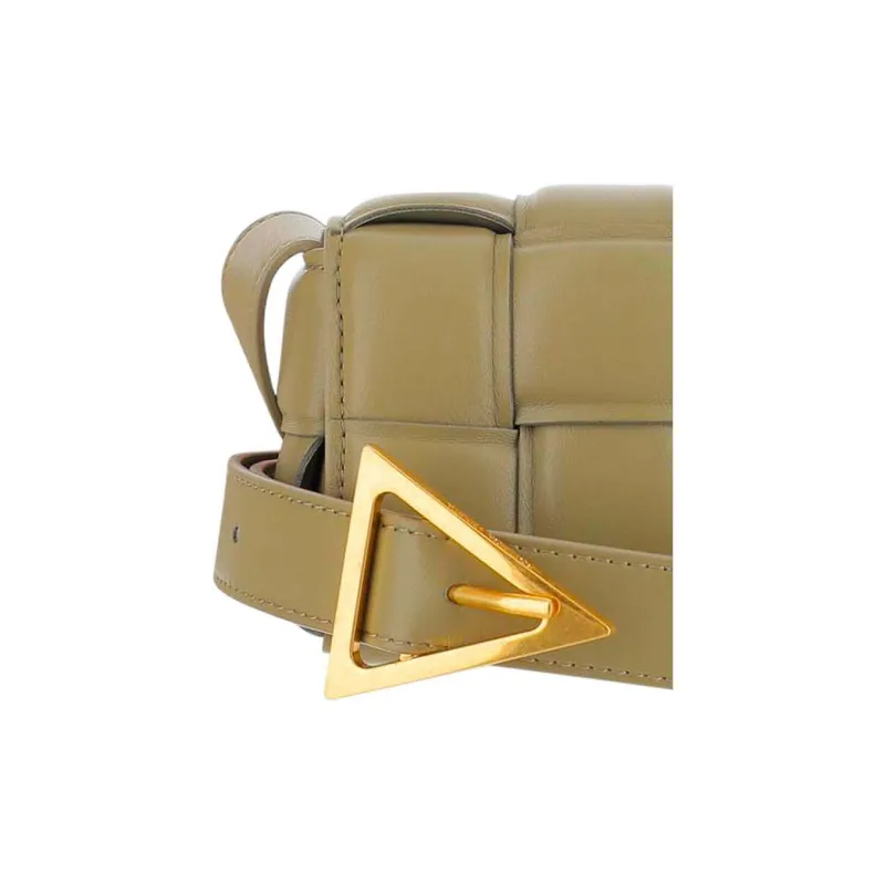 Bottega Veneta CASSETTE Sheepskin Shoulder Bag Crossbody Bag Mini Women's Taupe-1