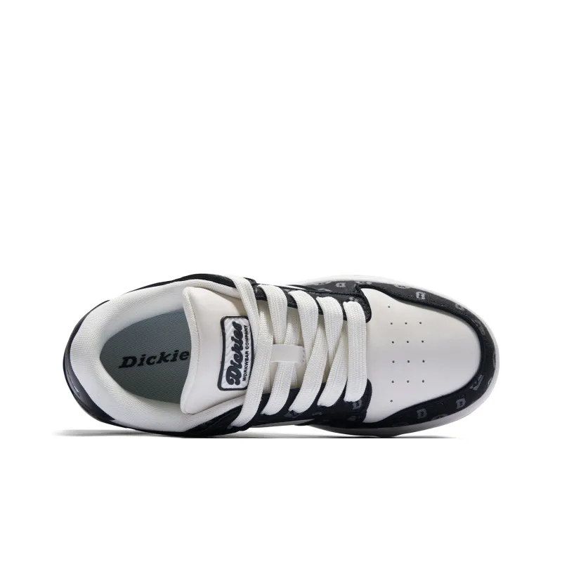 Dickies Low Top Skateboard Shoes Men's Black White-2
