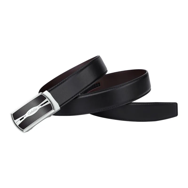 CATELLES Top Grain Cow Leather Leather Belts Men's 3.5cm-4