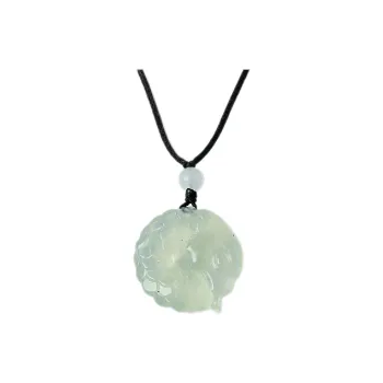 South Asia Natural Serpentine Jade Pendants Unisex