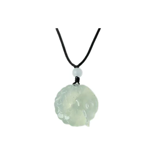 South Asia Natural Serpentine Jade Pendants Unisex