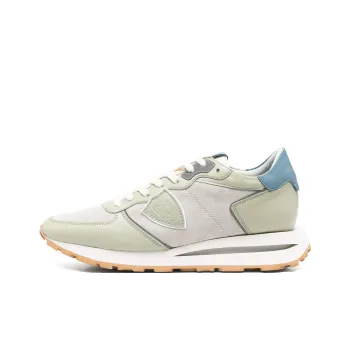 PHILIPPE MODEL Tropez Haute Low Top Casual Shoes Men's Gray Green