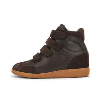 STEVE MADDEN MUSTANG High-Top Casual Shoes Women's Brown