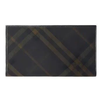 Burberry Polyester Wallet Men's Dark Shadow Color