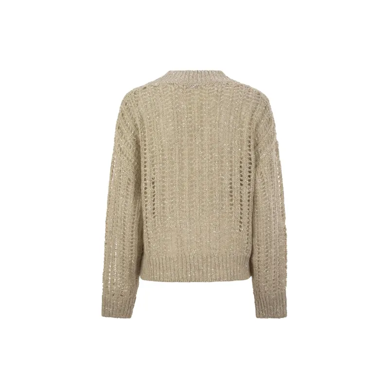 Brunello Cucinelli V Neck Drop Shoulder Jumper-1