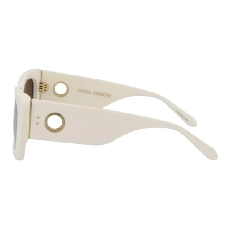 Linda Farrow Squared Frame Sunglasses-2