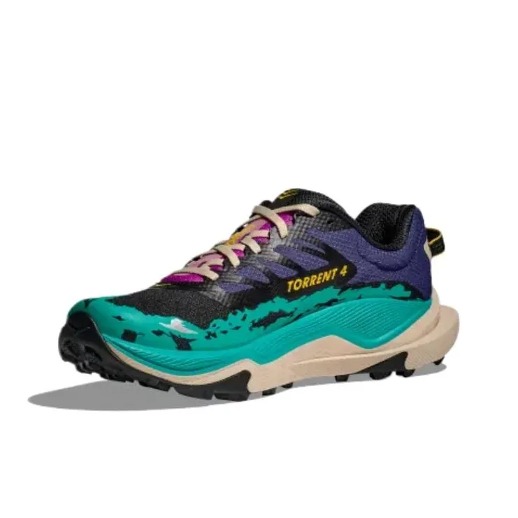 HOKA ONE ONE Cushioning Low Top Trekking Shoes Men's Turquoise-2