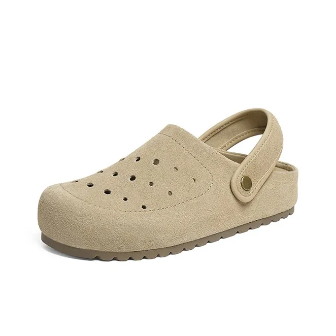 RED DRAGONFLY Rubber Sole Slip Resistant Abrasion Resistant Boken Closed Toe Slippers Women's-6