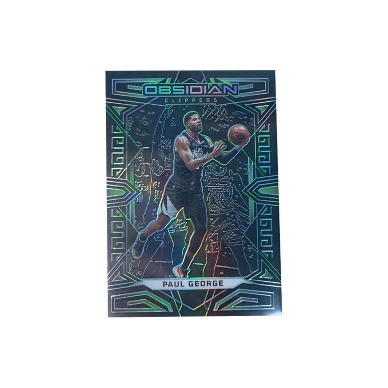PANINI 2022 2023 Obsidian Paul George Paul George Pickle 25 Mesh Obsidian Sports Cards 1 Pc-0