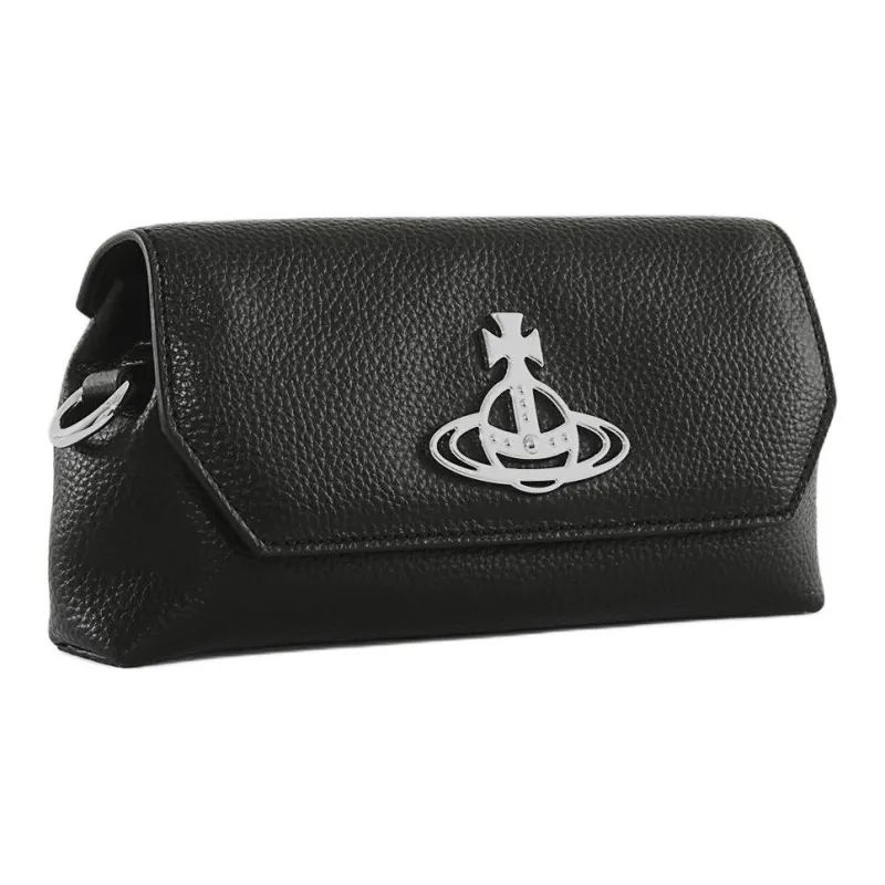 Vivienne Westwood Polyurethane Clutch Shoulder Bag Mini Women's Black-2