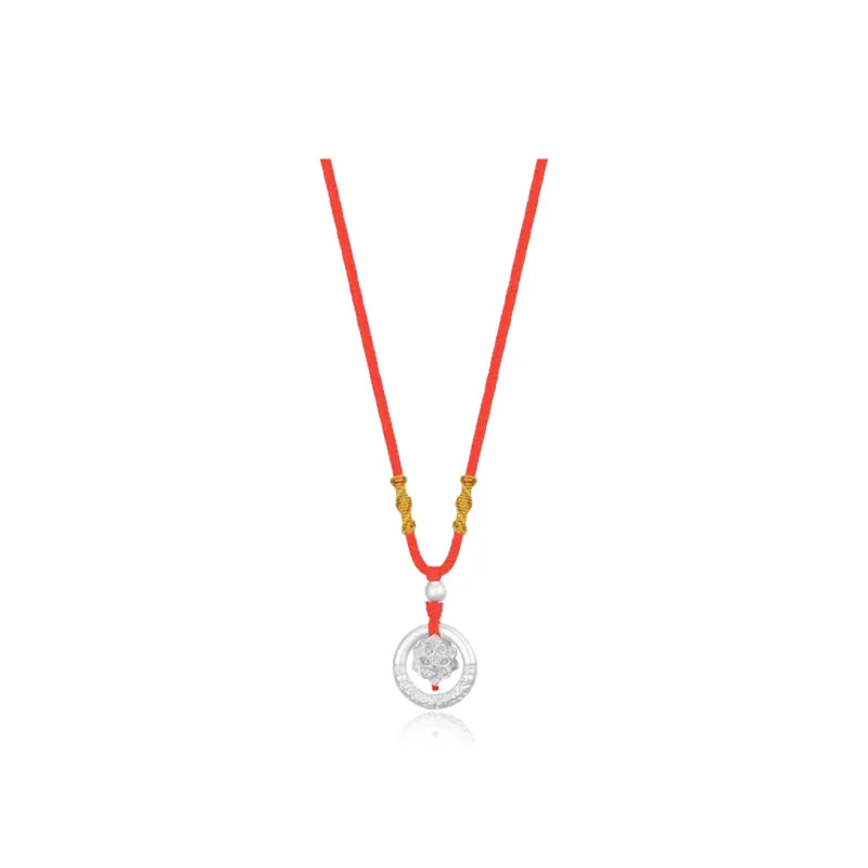 CHINA GOLD 999 Fine Silver Necklaces Women's-3