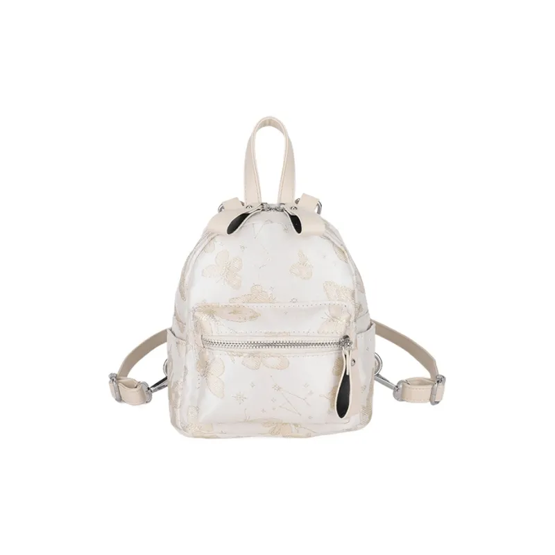 Yalu Oxford Backpack Women's Silver/Ecru-6
