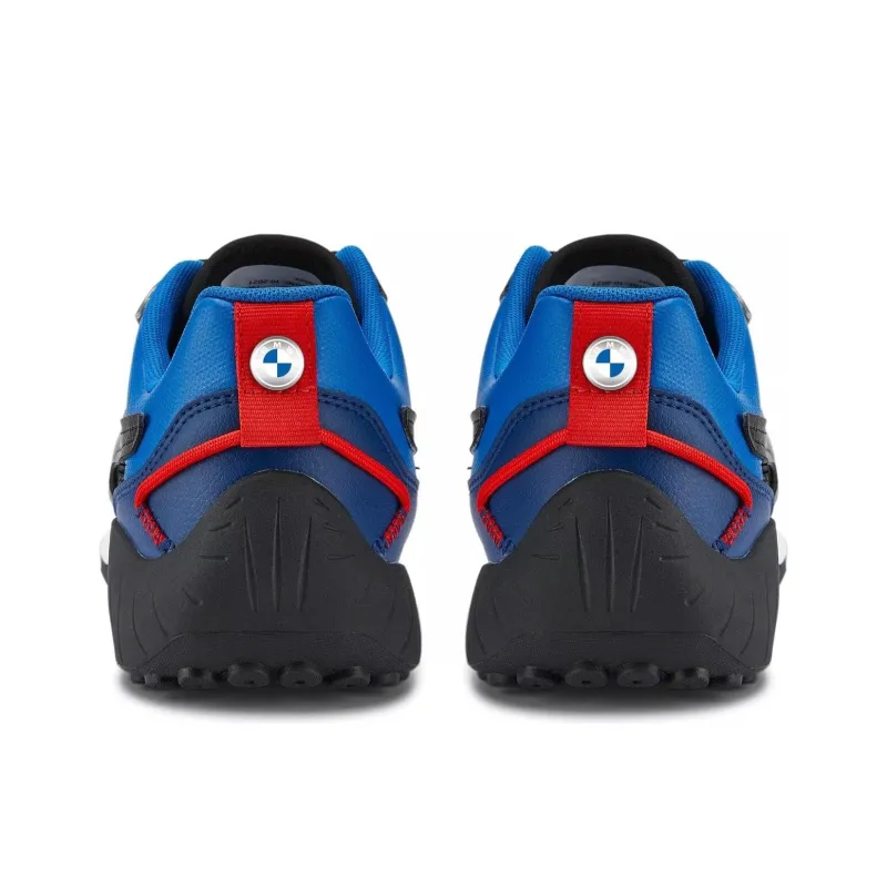 BMW M Motorsport x PUMA SpeedFusion Anti Slip Wear Resistant Low Top Casual Shoes Men's Black Blue-3