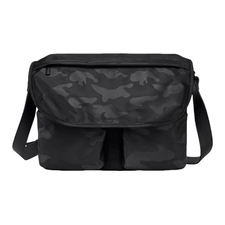 DOSRFINI Nylon Shoulder Bag Regular Men's Black Camouflage-0
