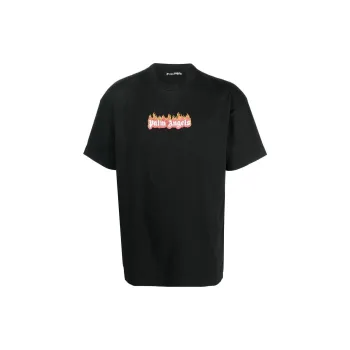 PALM ANGELS Burning Logo T shirt