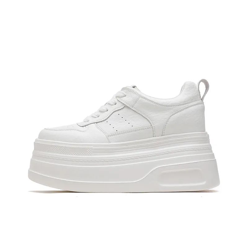 CARDANRO Small-sized Sky Vegetables Non-slip Support Low-Top Skateboard Shoes Women's White-0