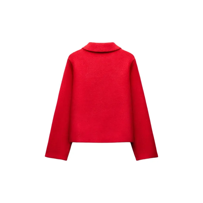 ZARA Jackets Women's Red-1
