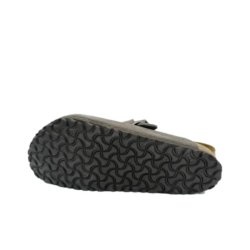 Birkenstock Boston Clogs Stussy Anthracite-4