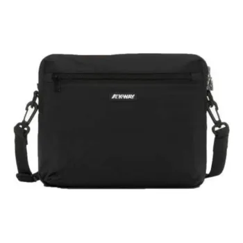 K WAY Nylon Crossbody Bag Regular Men's Black