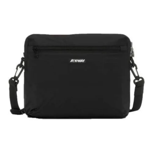 K WAY Nylon Crossbody Bag Regular Men's Black