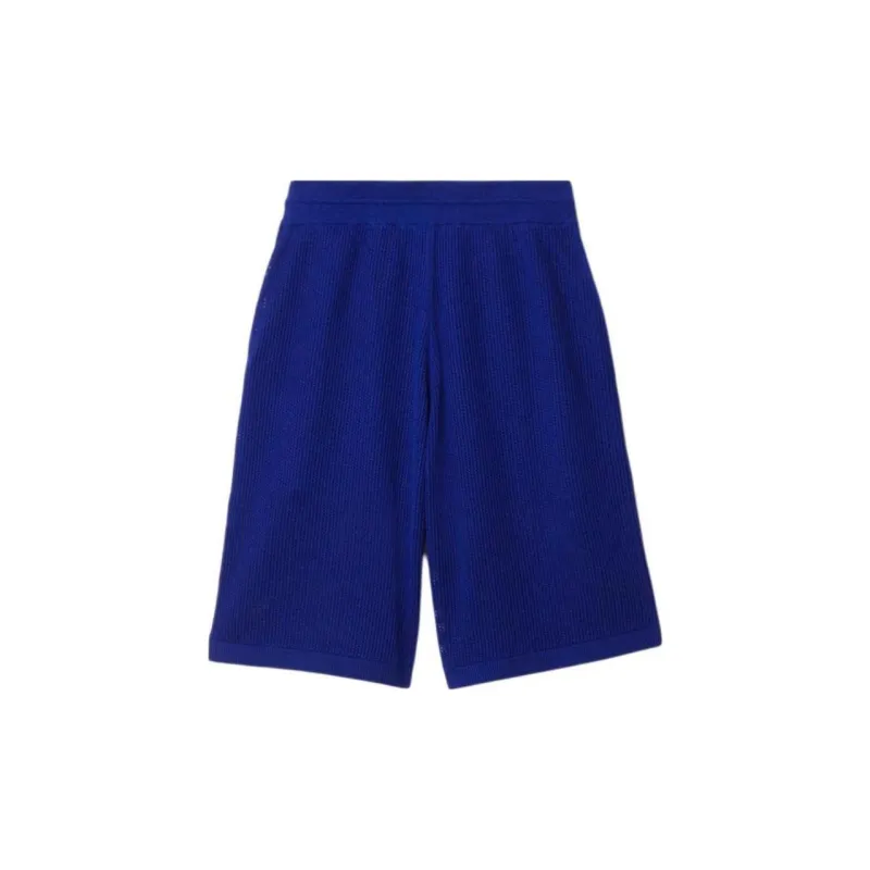 Burberry Silk Cotton Mesh Shorts Casual Shorts Men's Blue-1