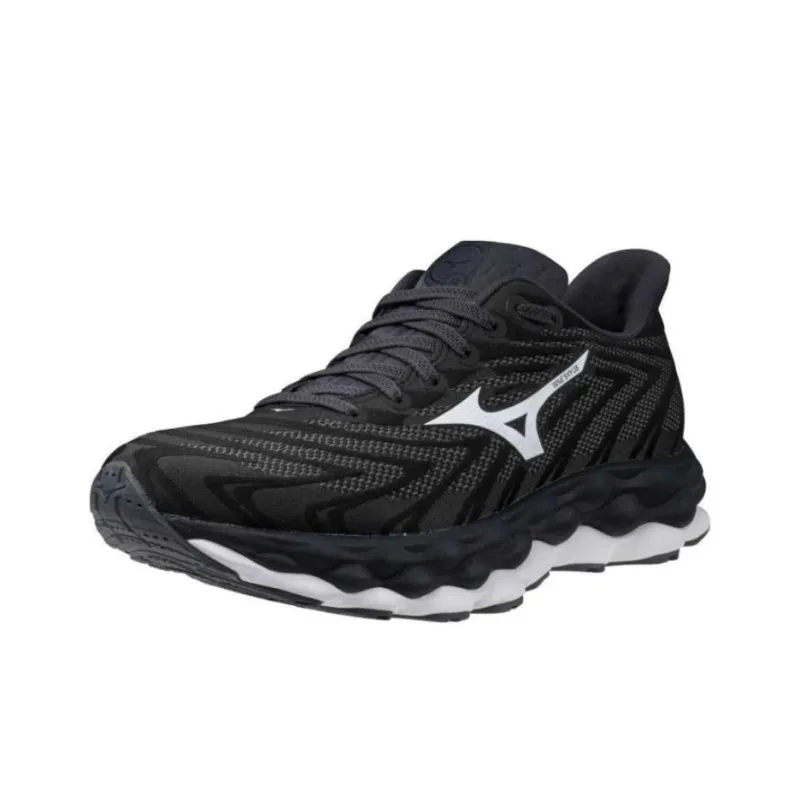 Mizuno Women's Wave Sky 8 'Black White India Ink' Women's-2